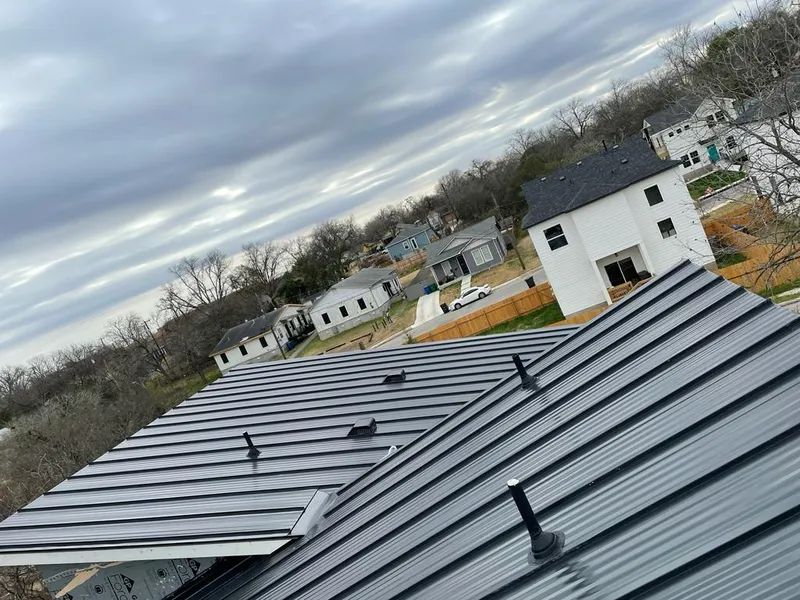 Standing seam metal roof panels with vents for Skylight Repair in Lincolnia